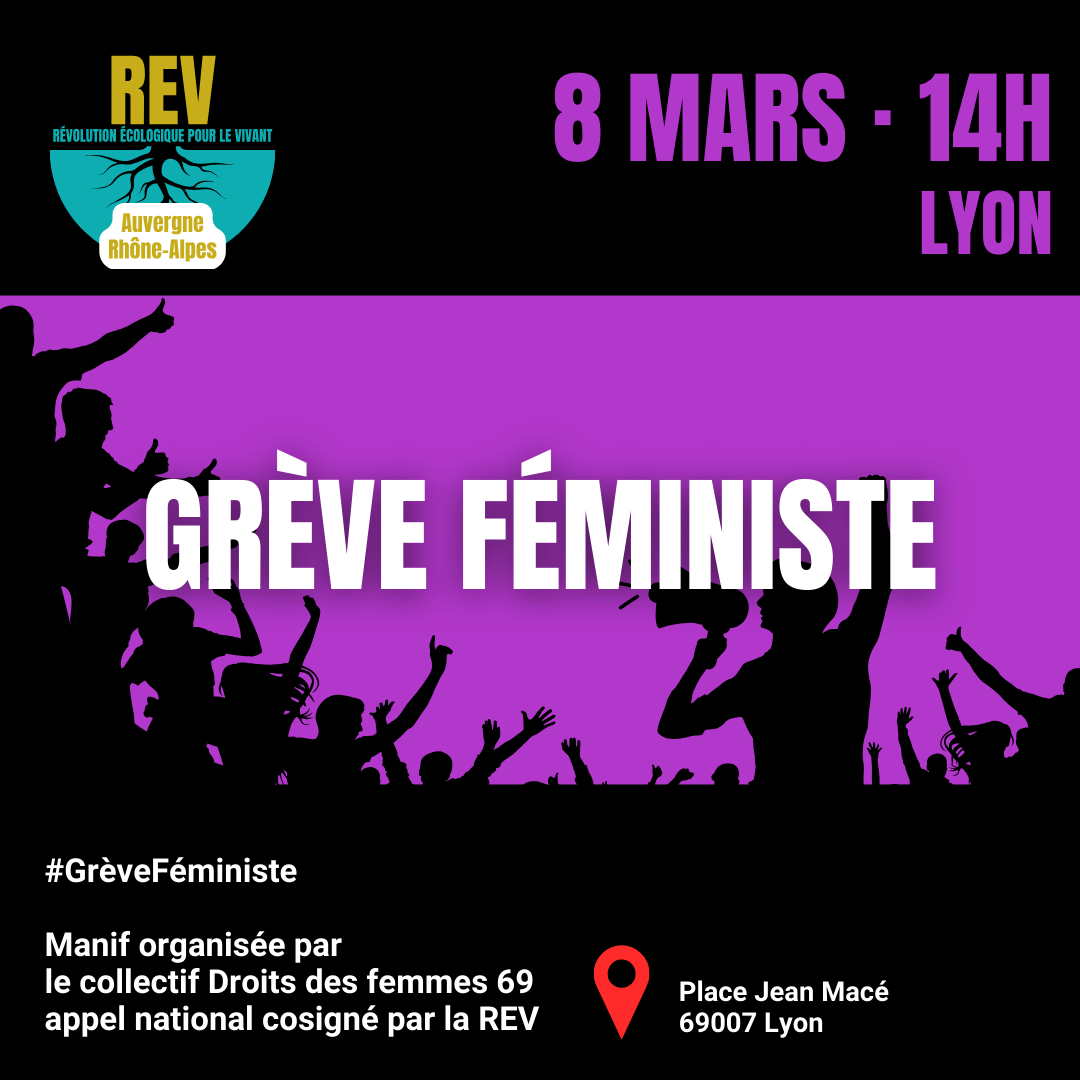 Grève féministe | Manif à Lyon