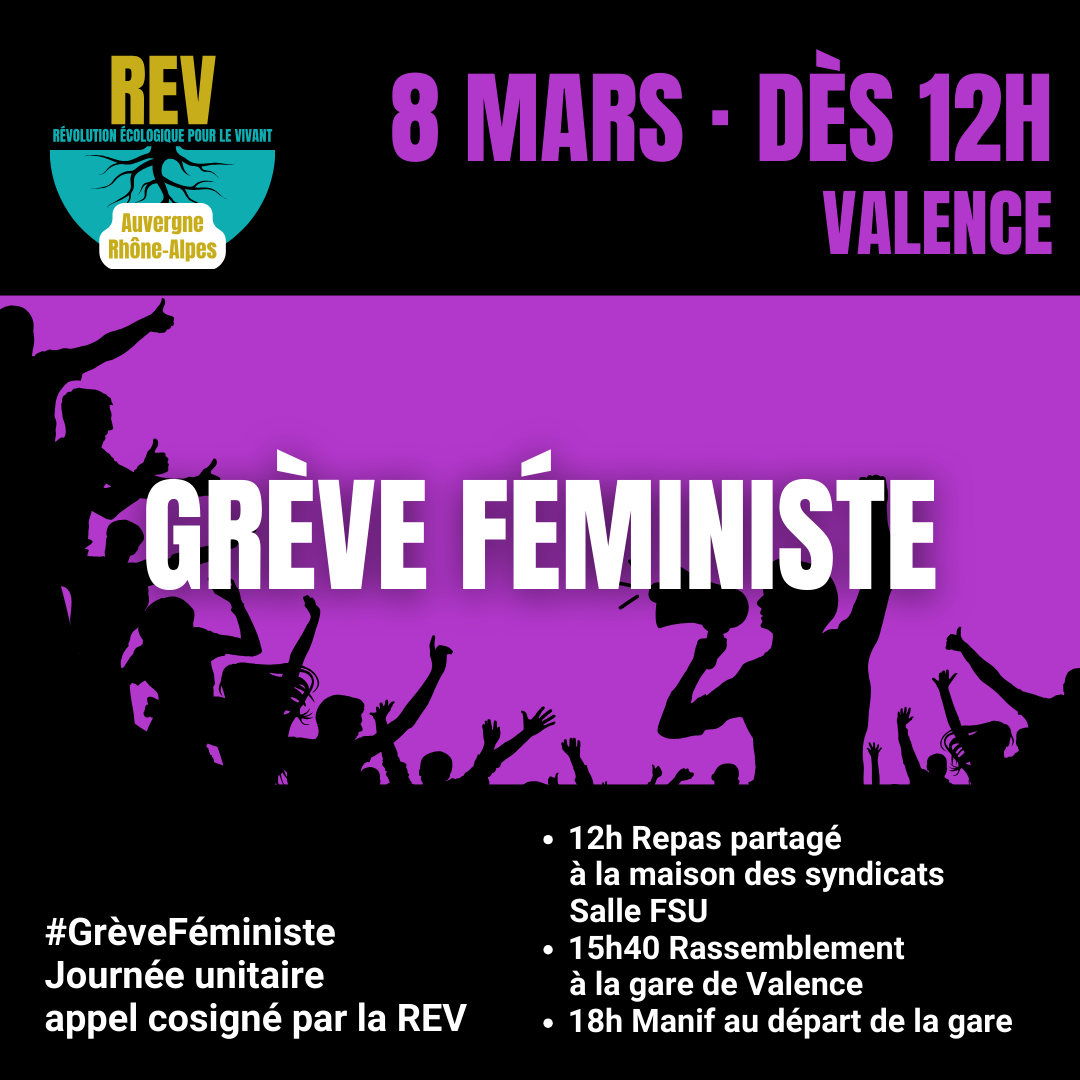 Grève féministe | Journée d'actions à Valence