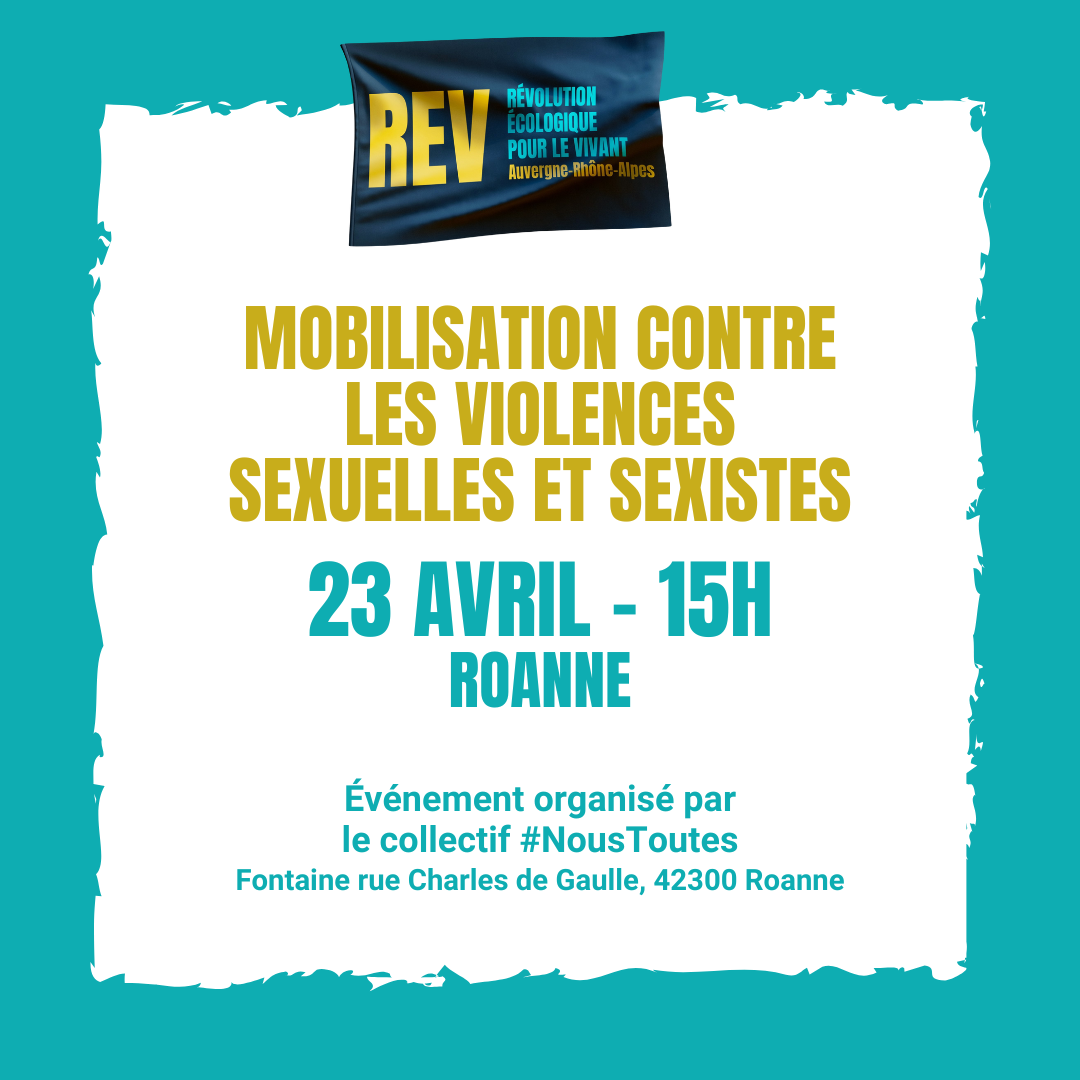 Roanne - Mobilisation contre les violences sexuelles et sexistes