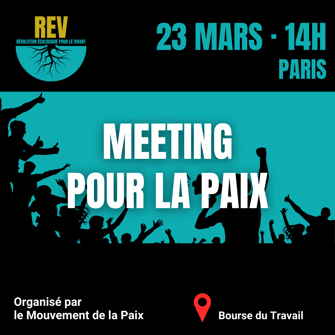 Meeting pour la Paix | Paris