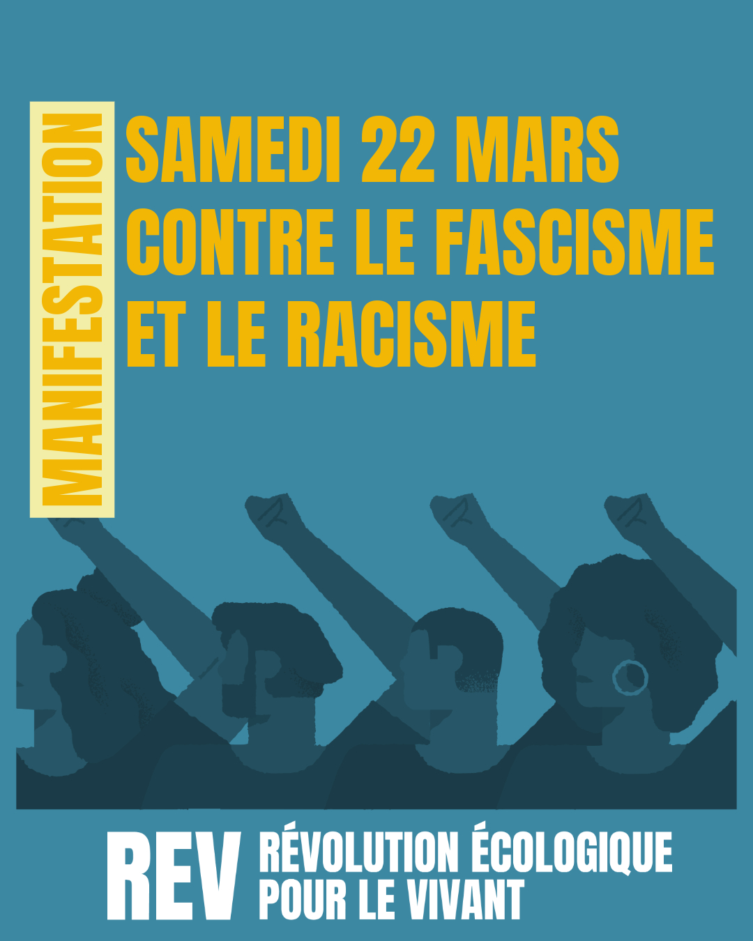 Manifestation journée internationale contre les discriminations raciales