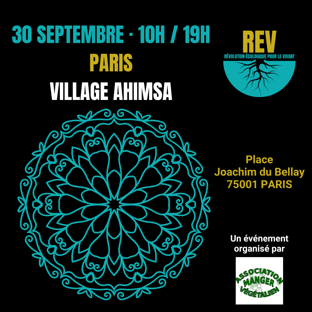 Stand de la REV au Village Ahimsa - Paris